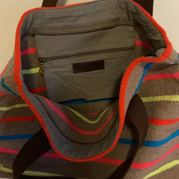 day a day Tote Bag Neon Stripes - Picture 7 of 9